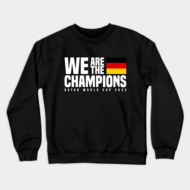 Qatar World Cup Champions 2022 - Germany Crewneck Sweatshirt by Den Vector